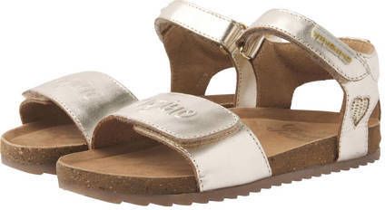 VINGINO Floor Premium leren sandalen goud metallic Meisjes Leer Effen 25