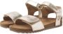 VINGINO Floor Premium leren sandalen goud metallic Leer Effen 25 - Thumbnail 3