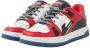 VINGINO Kevin leren sneakers rood wit Jongens Leer Meerkleurig 28 - Thumbnail 1