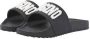 VINGINO Xario slippers zwart Jongens Rubber Logo 30 - Thumbnail 3