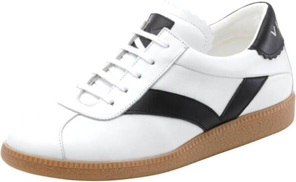 Alba moda Court sneaker Wit Zwart