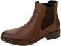 Remonte Chelsea-boots blokhak laarsjes business schoen accenten in reptiel-look - Thumbnail 2