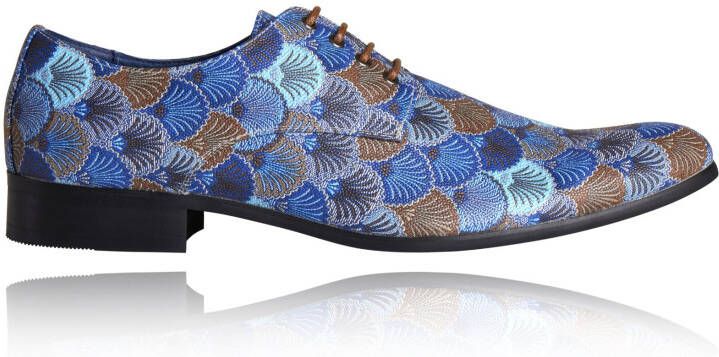 Lureaux Blue Blazing Handgemaakte Nette Schoenen Voor Heren