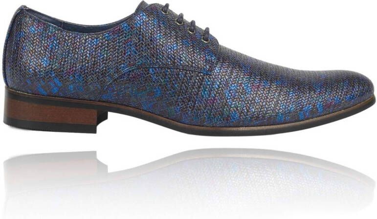 Lureaux Blue Spectrum Handgemaakte Nette Schoenen Voor Heren