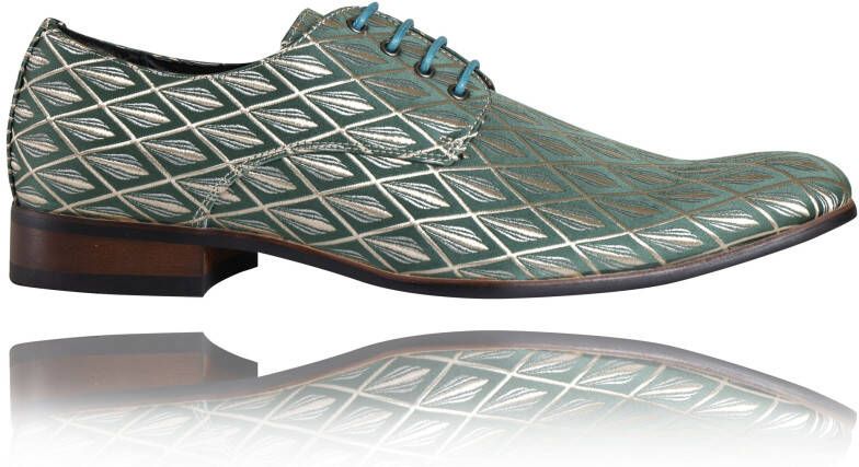 Lureaux Green Pearl Handgemaakte Nette Schoenen Voor Heren