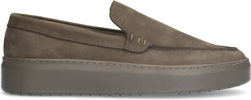 Manfield Antraciete nubuck loafers