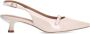 Manfield lakleren slingback pumps beige - Thumbnail 3