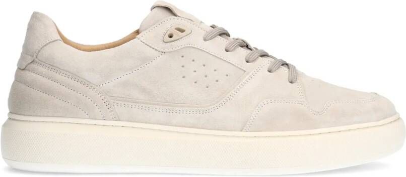 Manfield Heren Beige suède sneakers