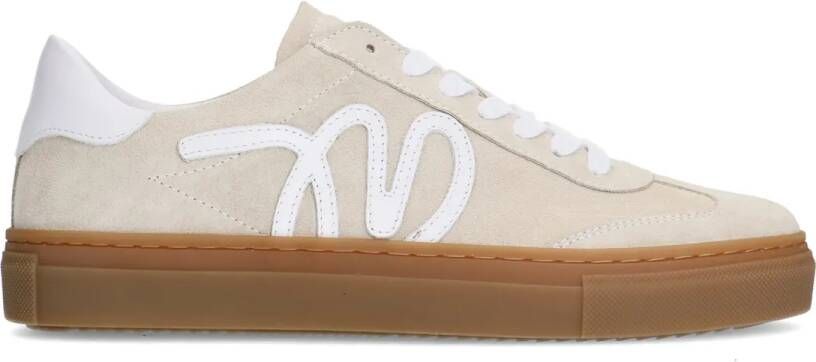 Manfield Beige suède sneakers