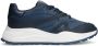 Manfield Dames Blauwe denim sneakers - Thumbnail 2