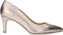 Manfield Dames Bronzen leren pumps - Thumbnail 2