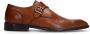 Manfield Heren Cognac leren gespschoenen - Thumbnail 3