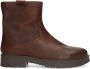 Manfield gevoerde leren enkelboots bruin - Thumbnail 2