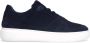 Manfield suède sneakers donkerblauw - Thumbnail 2