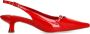 Manfield lakleren slingback pumps rood - Thumbnail 3