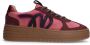 Manfield Dames Roze suède sneakers - Thumbnail 2