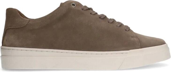 Manfield Taupe suède sneakers