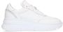 Manfield Dames Witte leren sneakers - Thumbnail 2