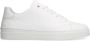 Manfield Heren Witte leren sneakers - Thumbnail 2