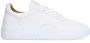 Manfield Witte leren sneakers - Thumbnail 2