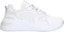 Manfield Dames Witte leren sneakers - Thumbnail 2