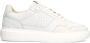 Manfield Heren Witte nubuck sneakers - Thumbnail 3