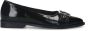 Manfield Dames Zwarte lakleren loafers - Thumbnail 3