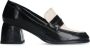 Manfield Dames Zwarte lakleren pumps - Thumbnail 3