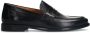 Manfield Heren Zwarte leren loafers - Thumbnail 3