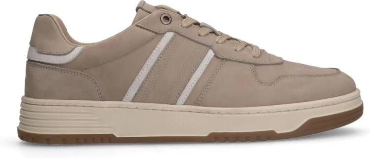 No stress Beige nubuck sneakers