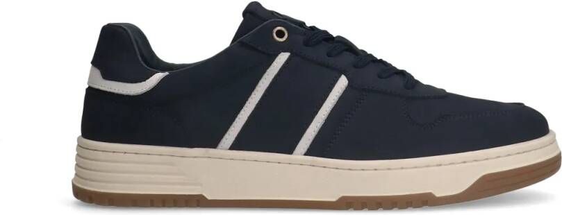 No stress Navy nubuck sneakers