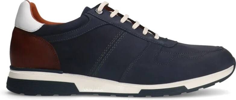 Van lier Blauwe nubuck sneakers