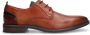 Van Lier Heren Cognac leren veterschoenen - Thumbnail 2