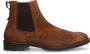 Van lier Cognac suède chelsea boots - Thumbnail 2