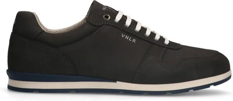 Van Lier Heren Grijze nubuck sneakers