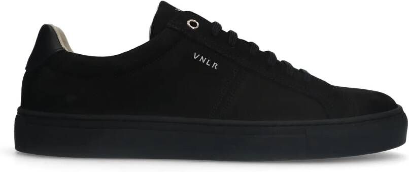 Van Lier Heren Zwarte nubuck sneakers