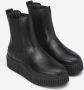 Marc O'Polo Chelsea boots van stijlvol rundleer met geribbelde plateauzool - Thumbnail 8