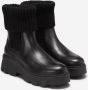 Marc O'Polo Chelsea boot met gebreide boord Black Dames - Thumbnail 7