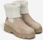 Marc O'Polo Chelsea boot met gebreide boord Beige Dames - Thumbnail 7