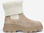 Marc O'Polo Chelsea boot met gebreide boord Beige Dames - Thumbnail 2