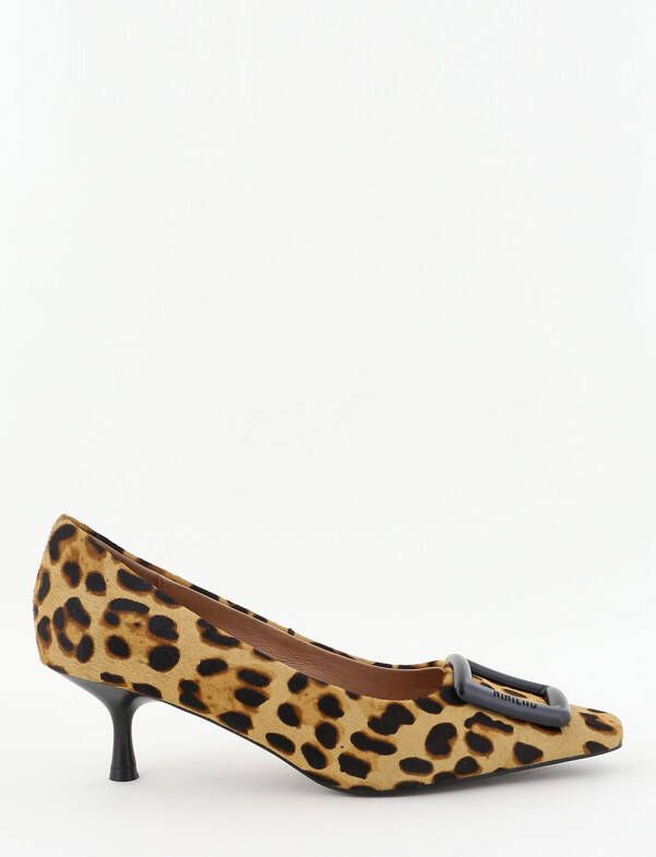 Bibi Lou pumps met gesp dierenprint