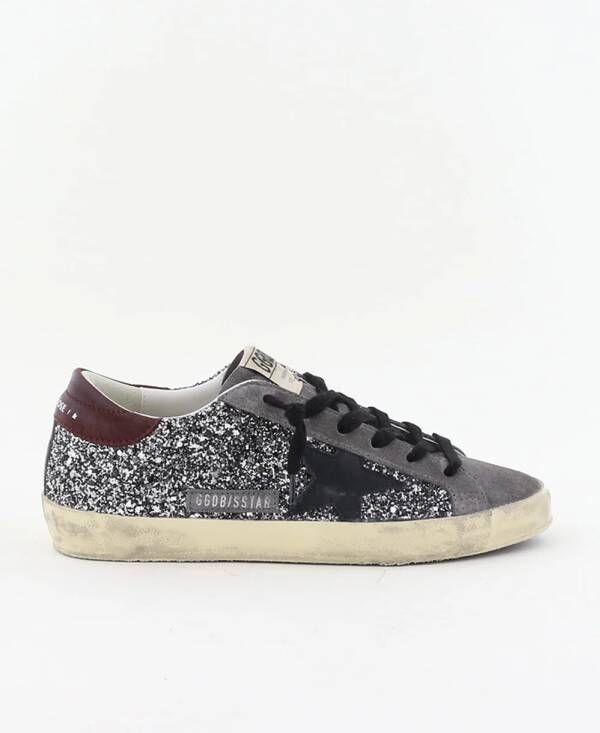 Golden Goose glitter sneakers Superstar grijs