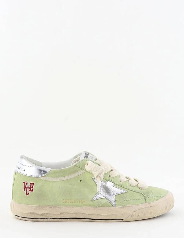 Golden Goose suede sneakers Superstar GWF00758.F006816.35909 groen