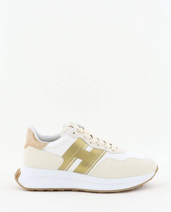 Hogan sneakers H641 wit goud