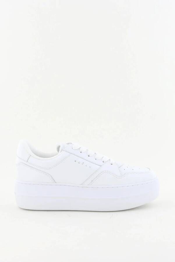 Hogan sneakers H670 met plateauzool wit