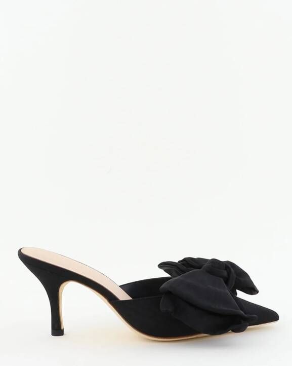 Loeffler Randall pumps Margot Bow Mule MARGOT-MO-BLACK zwart