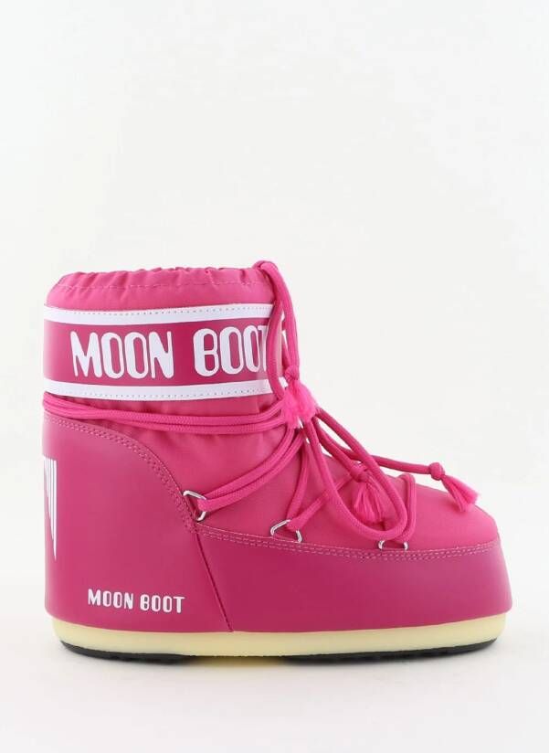 Moon boot laarzen Icon Low 80D1409340 J003 nylon roze