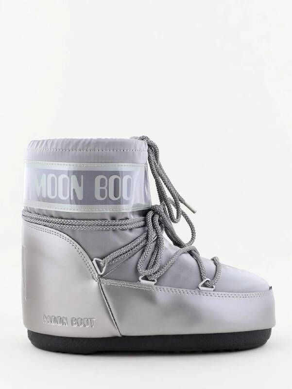 Moon boot laarzen Icon Low Glance zilver