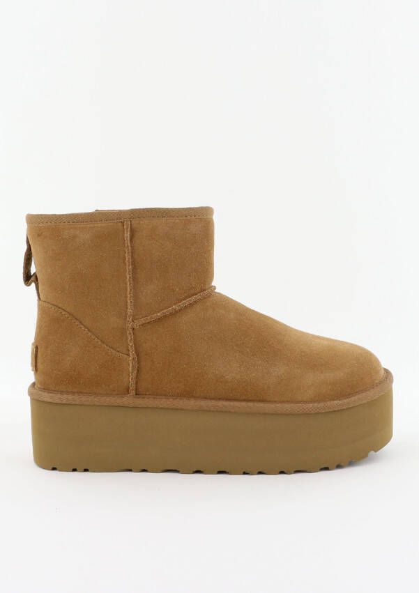 UGG enkellaarsjes Classic Mini Platform chesnut