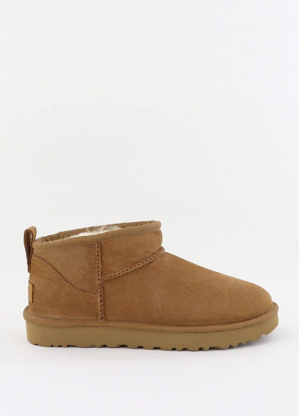 UGG enkellaarsjes Classic Ultra Mini 1116109 chesnut